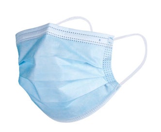 Listing 1 of 3 for M23 50pcs Disposable Adult 3-layer Blue Protective Mask Breathable Dust-proof