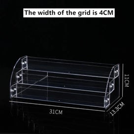 Listing 2 of 5 for Multilayer Transparent Acrylic Display Stand Nail Polish Perfume Stand Holder Ma