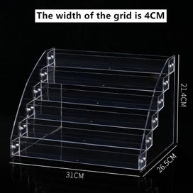 Listing 5 of 5 for Multilayer Transparent Acrylic Display Stand Nail Polish Perfume Stand Holder Ma