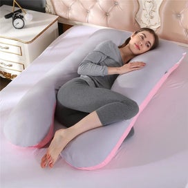 Listing 4 of 6 for 60x115CM Soft Pregnancy Pillow U Type Nursing Lumbar Pillow Multi Functio CHK29M