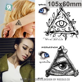 Listing 6 of 6 for Body Art waterproof temporary tattoos paper 3d lovely Fox design small ar CHK29M