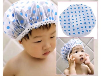 Listing 6 of 8 for Baby Shower Cap Baby Shampoo Cap Bathing Shower Cap