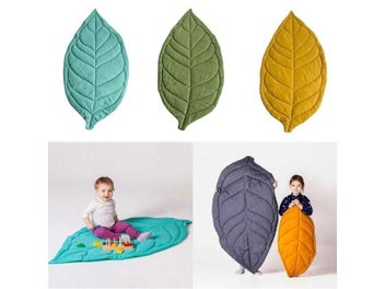 Listing 4 of 10 for Newborn Baby Carpet Kid Children Room Decor Leaf Soft Crawling Play Mat