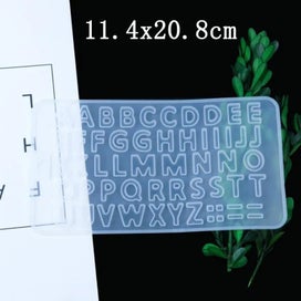 Listing 5 of 5 for 1Pcs Crystal Epoxy Resin Transparent Mold Large Alphabet/Small Alphabet L CHK29M
