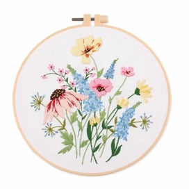 Listing 1 of 5 for Flower DIY Embroidery Kits 3D Flower Landscape Embroidery Stitching Kits CHK29M