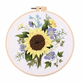 Listing 4 of 5 for Flower DIY Embroidery Kits 3D Flower Landscape Embroidery Stitching Kits CHK29M