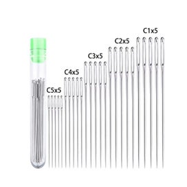 Listing 4 of 6 for 15-50pcs Stainless Steel Sewing Needles Side Hole Hand Sewing Needles Sel CHK29M