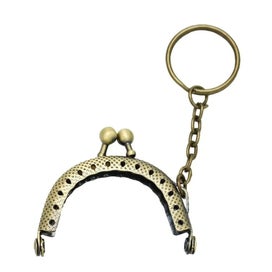 Listing 2 of 6 for New 4/5cm Coin Purse Metal Frame Bag Change Purse Frame with Keychain Arc CHK29M
