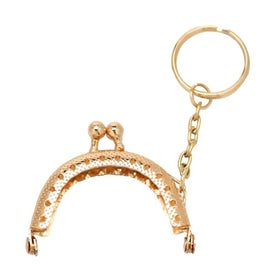 Listing 3 of 6 for New 4/5cm Coin Purse Metal Frame Bag Change Purse Frame with Keychain Arc CHK29M