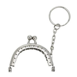 Listing 4 of 6 for New 4/5cm Coin Purse Metal Frame Bag Change Purse Frame with Keychain Arc CHK29M