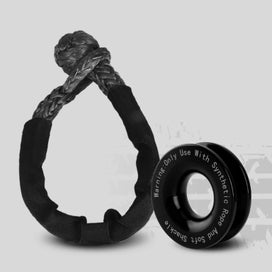 Listing 2 of 5 for Shatter Resistant Synthetic Soft Shackle Rope Heavy Duty Offroad 4X4 Tow CHK29M