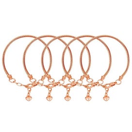 Listing 3 of 3 for 5pcs Gold Silver Bracelet Simple Delicate Snake Chain Bracelet for Women CHK29M