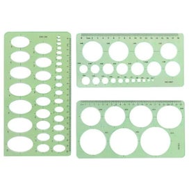Listing 3 of 5 for Architectural Templates Landscaping Architecture Drafting Ruler Shapes Dr CHK29M