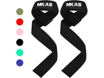 Listing 3 of 10 for MKAS 1 Pair Gym Lifting Straps Fitness Gloves Anti-slip Hand Wraps Wrist Straps