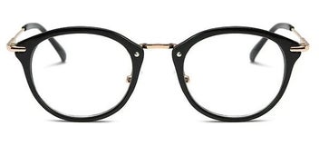 Listing 2 of 5 for Women Anti Blue Glasses Frame Men Eyeglasses Frame Vintage Round Clear Le CHK29M
