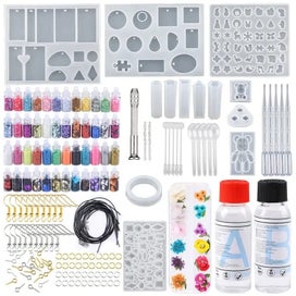 Listing 4 of 6 for All in One Silicone Molds Starter Kit with 1:1 Clear Epoxy Resin for Offi CHK29M