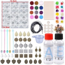 Listing 3 of 6 for All in One Silicone Molds Starter Kit with 1:1 Clear Epoxy Resin for Offi CHK29M
