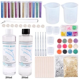 Listing 6 of 6 for All in One Silicone Molds Starter Kit with 1:1 Clear Epoxy Resin for Offi CHK29M
