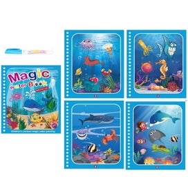 Listing 8 of 13 for 1 Book 1 Pen Reusable Coloring Book Water Painting Book Sensory Early Education