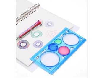 Listing 7 of 9 for 22pcs Spirograph Drawing Toy Set Interlocking Gears Wheels Painting Drawing