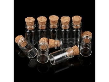 Listing 1 of 10 for Mini Glass Bottles