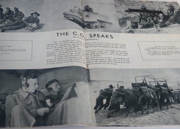 Listing 2 of 4 for Bab ellook- 24TH BATTALION JOURNAL 1941-V/RARE!
