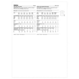 Listing 2 of 2 for Simplicity Pattern 9554 Unisex Shirt in Two Lengths A (XS-S-M-L-XL-XXL)