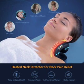 Listing 2 of 6 for NEW C Shape Neck Stretcher Cervical Traction Device Chiropractic Pillow