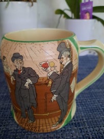 Listing 7 of 9 for Crown Ducal Ware Vintage Beer Tankard - Set of 6 - Rare to find set