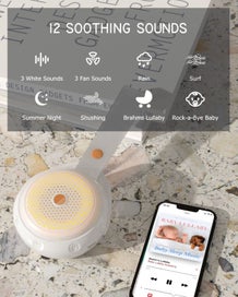 Listing 4 of 6 for Baby Sleeping Aid White Noise Sleep Aid Night Light Sound Sleep Machine