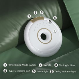 Listing 5 of 7 for Bone Conduction White Noise Machine Under Pillow Speaker Sleeping Aid White