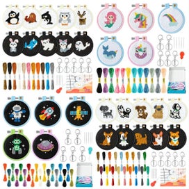 Listing 3 of 10 for Embroidery Starter Kit DIY Cross Stitch Puppy Polar Animals Craft Material For