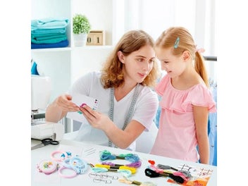 Listing 4 of 10 for Embroidery Starter Kit DIY Cross Stitch Puppy Polar Animals Craft Material For