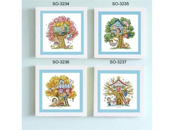 Listing 3 of 8 for SO3234 Korean Love Mini Cartoon Package Craft Stich Cross Stitch Needlework