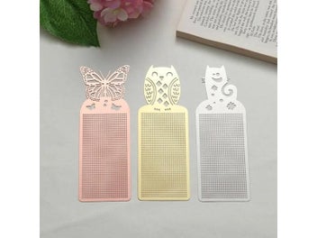 Listing 3 of 10 for Cute Exquisite Metal Cross-Stitching Bookmark Kit DIY Cross Stitch Needlework