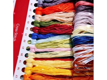 Listing 5 of 8 for Needlework DIY Cross Stitch Embroidery Kit Set Fire And Ice Horse Animal