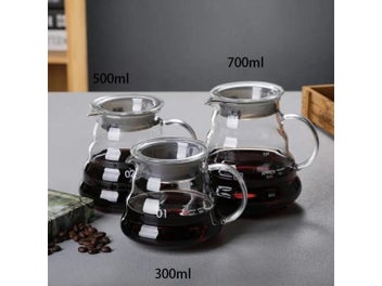 Listing 5 of 10 for 300/500/700ml Glass Coffee Pot With Filter Drip Brewing Hot Brewer