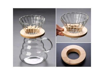 Listing 8 of 10 for 300/500/700ml Glass Coffee Pot With Filter Drip Brewing Hot Brewer