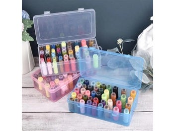 Listing 3 of 10 for 42 Axis Sewing Threads Box Thread Bobbins Empty Sewing Reel Box Sewing Box