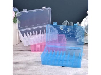 Listing 4 of 10 for 42 Axis Sewing Threads Box Thread Bobbins Empty Sewing Reel Box Sewing Box