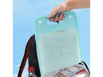 Listing 4 of 10 for A4 File Folder Large Capacity Portable Organ Bag Folder Document Storage