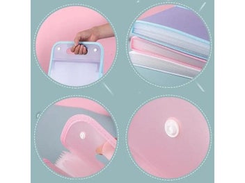 Listing 8 of 10 for A4 File Folder Large Capacity Portable Organ Bag Folder Document Storage