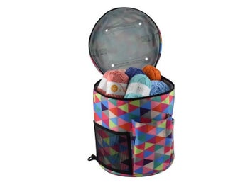 Listing 8 of 13 for DIY Woven Storage Bag Sewing Embroidery Tool Storage Crochet Yarn Drum Bag Bead