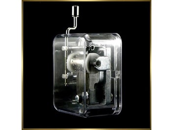 Listing 5 of 9 for Hand Operated Acrylic Music Box Creative Crafts Ornaments Birthday Gifts