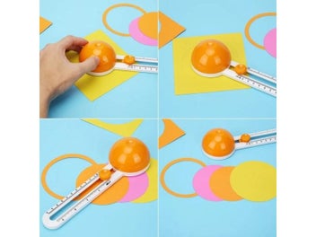 Listing 4 of 15 for Circle Cutter Round Cutting Knife Patchwork Compass Circle Scrapbooking Cards