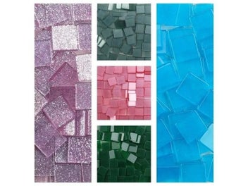 Listing 7 of 10 for 100pcs 1cm Square Resin Mosaic Tiles 0.2cm Thickness DIY Crafts Materials