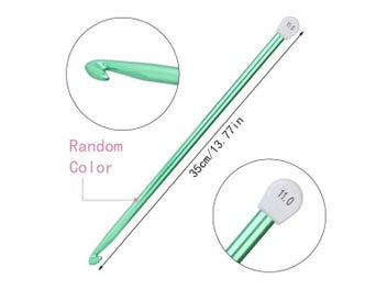 Listing 5 of 10 for Aluminum 35cm Knitting Crochet Hook Set Tunisian Crochet Hooks Multicolor