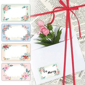 Listing 3 of 7 for 500Pcs/Roll Flowers Name Labels Kitchen Blank Stickers Refrigerator Freezer