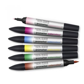 Listing 4 of 5 for Winsor & Newton Promarker Watercolour 6 Floral Tones Set, Paint Markers
