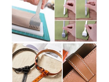 Listing 5 of 8 for Leather Craft Tool Hole Punches Lacing Stitching Punch Tool NZ Clearance